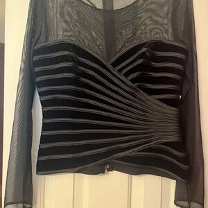 Dressy top. Dress up pants or skirt for a formal event size 10 (fitted)